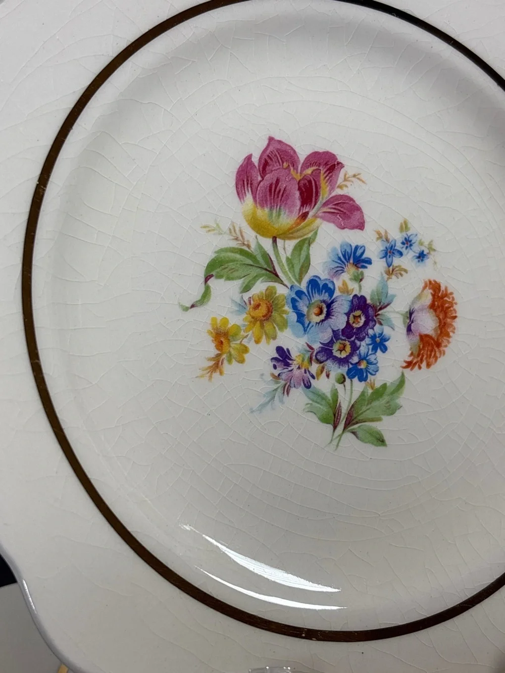 Harker Early American Set of 4 bread/dessert plates 6.5”